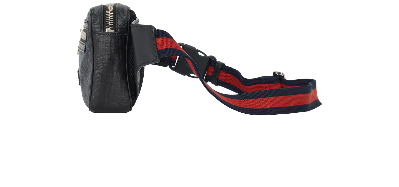 GG Belt Bag, &pound;480, Handbags, Black, Canvas, Bottom view